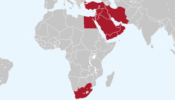 Africa and the Middle East Coverage Service